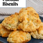 Cheddar Drop Biscuits with Scallions
