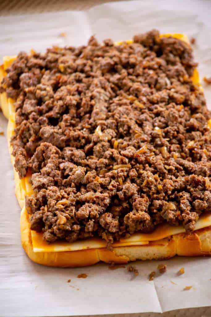 layer on ground beef