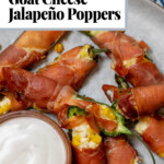 Goat Cheese Jalapeño Poppers with Prosciutto and Sweet Corn