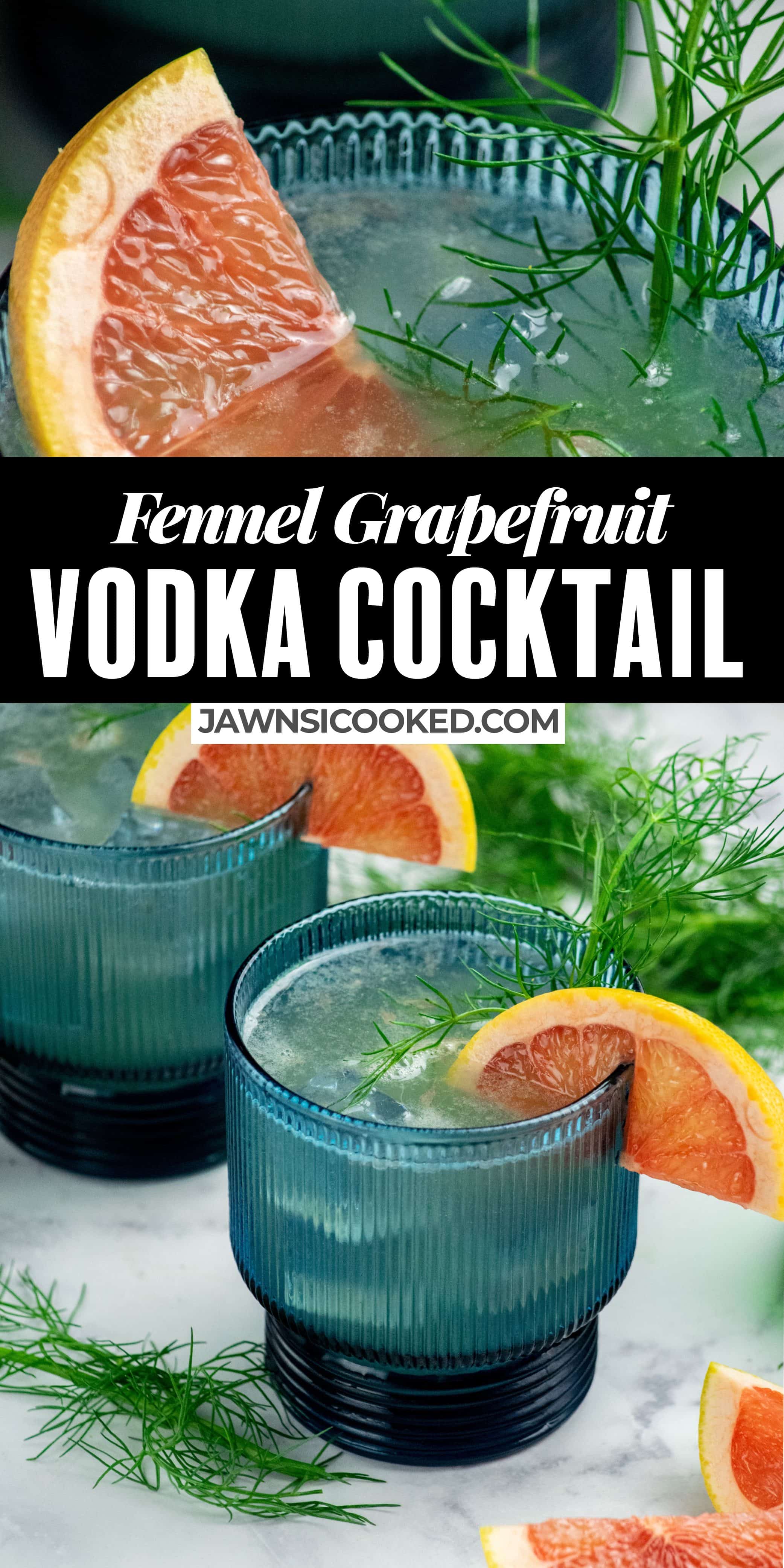 Fennel Grapefruit Vodka Cocktail Jawns I Cooked