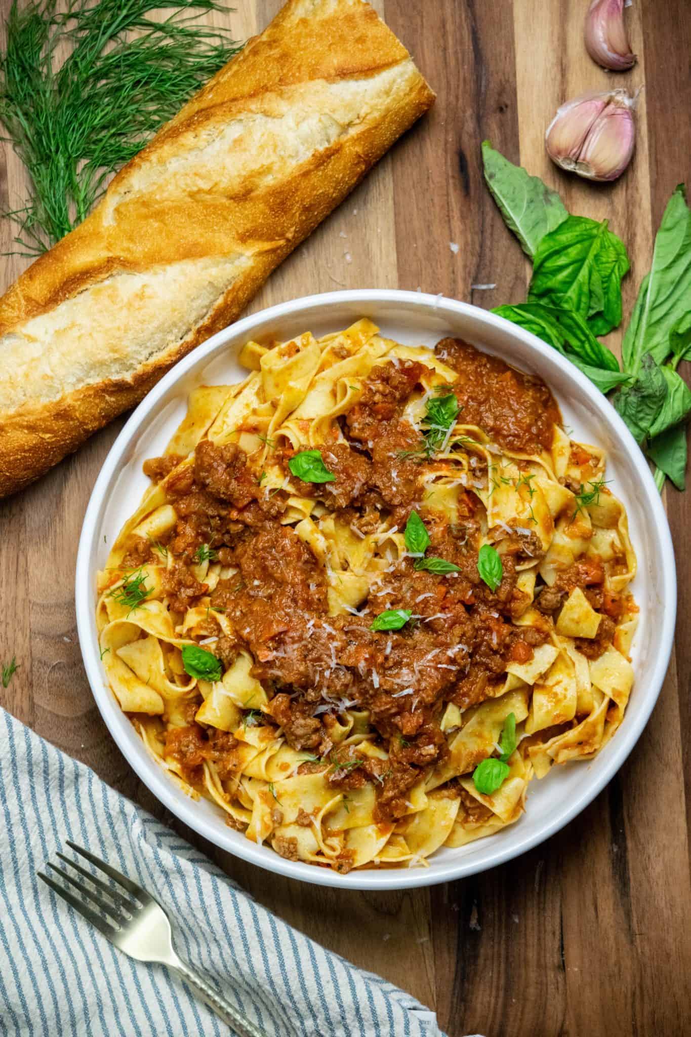 Easy Lamb Bolognese Recipe with Pasta Jawns I Cooked