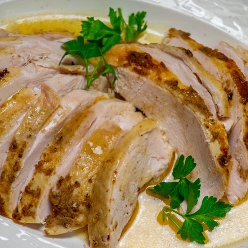 Crockpot (Slow Cooker) BoneIn Turkey Breast Jawns I Cooked