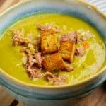 Split pea soup ham hock