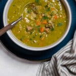 Split Pea and Ham Soup (Stovetop or Crockpot)