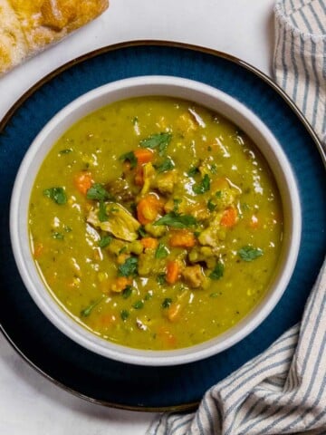 Split pea soup with ham