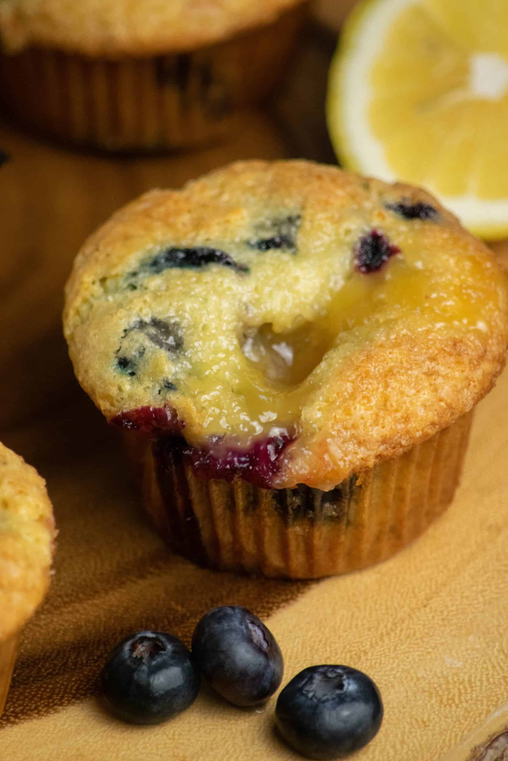 Blueberry Lemon Curd Muffins : Jawns I Cooked