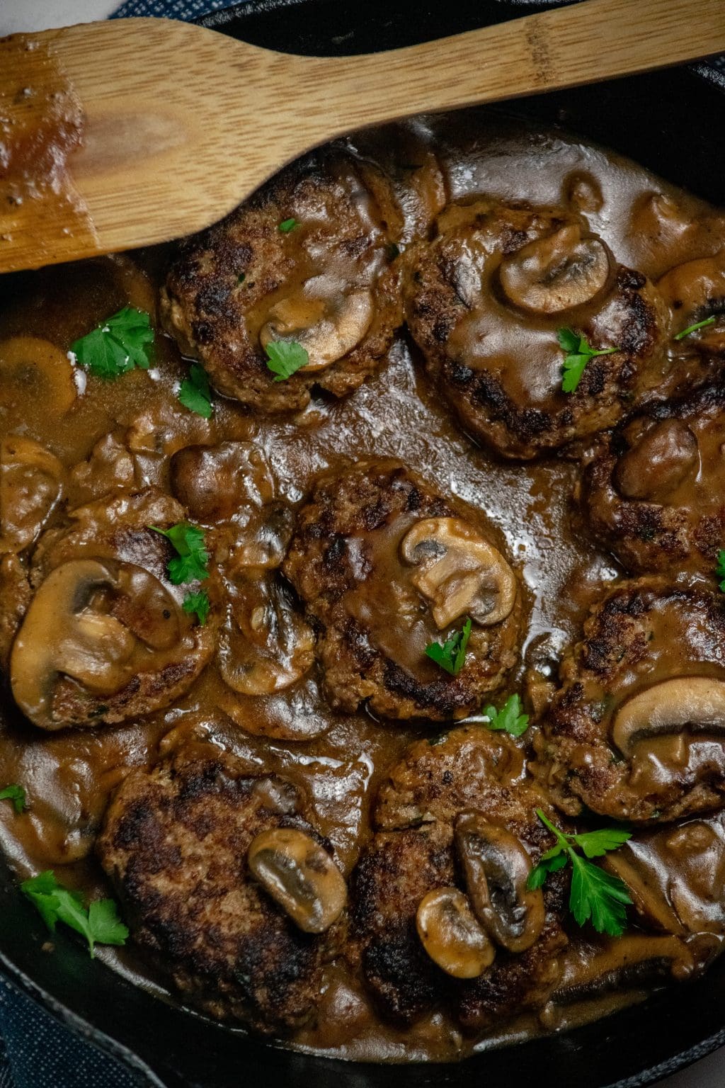 Moist Burger Steak Recipe with Mushroom Gravy : Jawns I Cooked