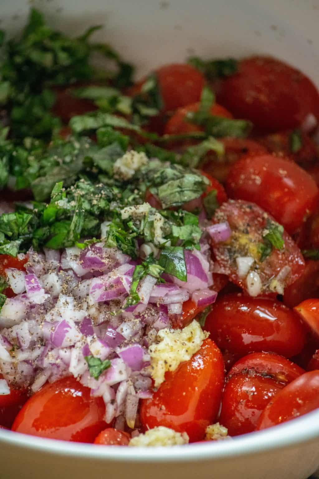 Easy Marinated Tomato and Burrata Salad Recipe Jawns I Cooked