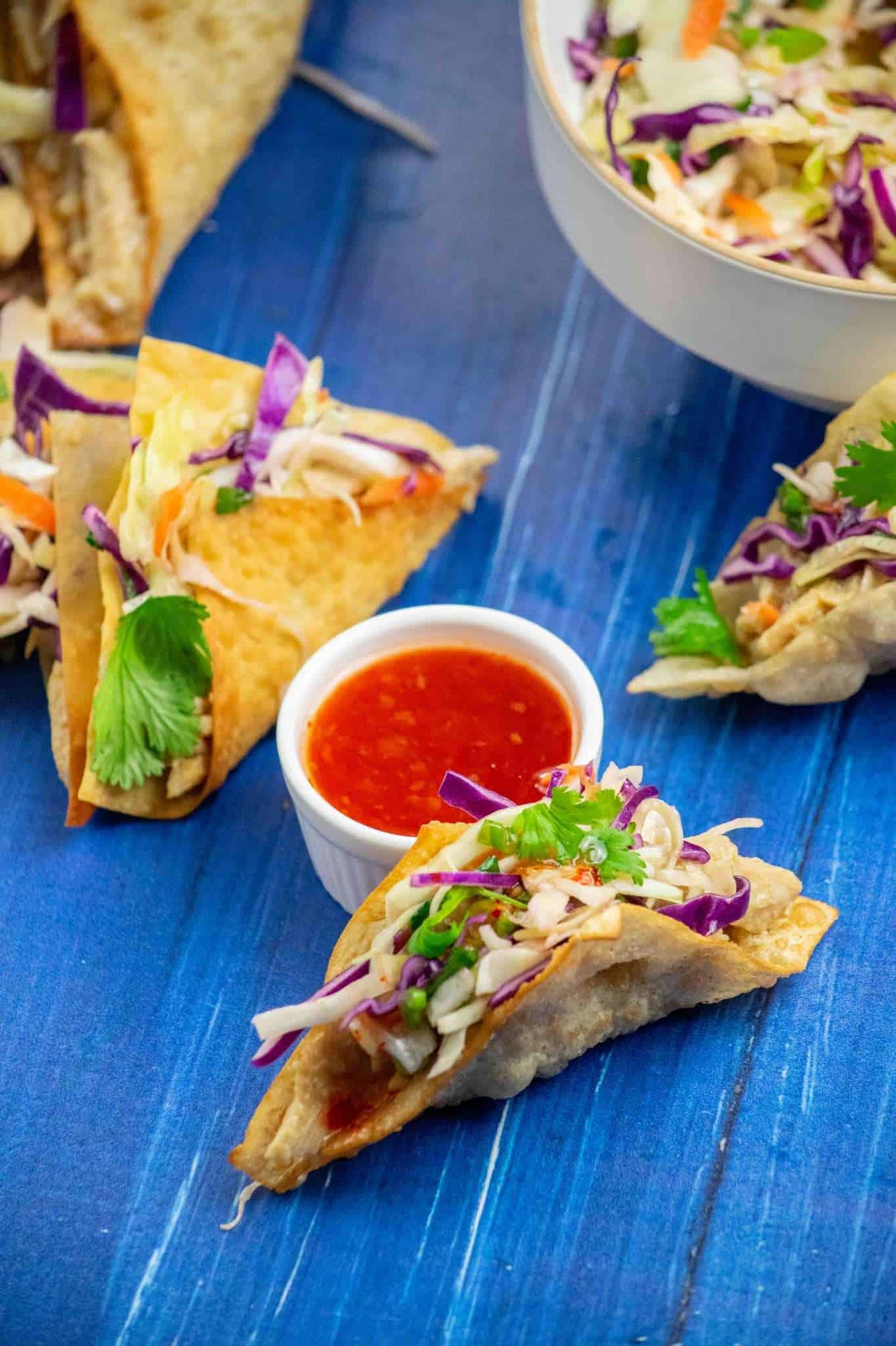 Copycat Crispy Applebee's Wonton Tacos Recipe Jawns I Cooked
