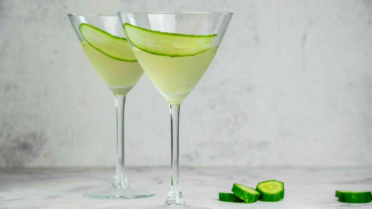 How to make a Cucumber Martini (Gin or Vodka) Jawns I Cooked