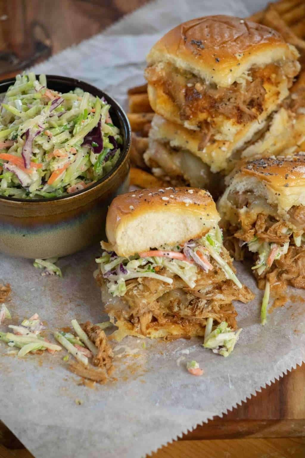 Easy BBQ Pulled Pork Sliders Recipe (with slow cooker pork) Jawns I