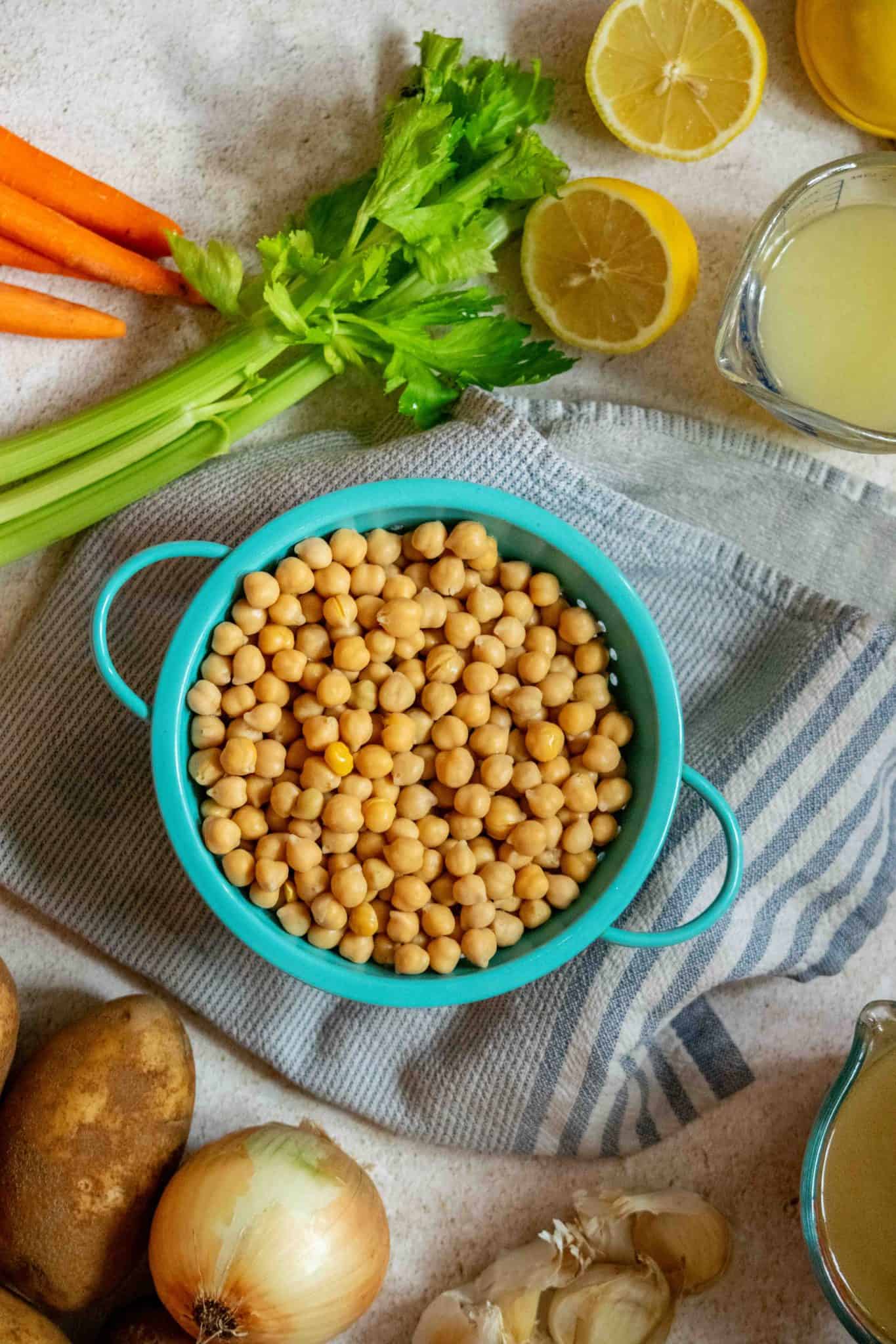 Easy Garbanzo Bean Soup (Chickpea Soup Recipe) Jawns I Cooked