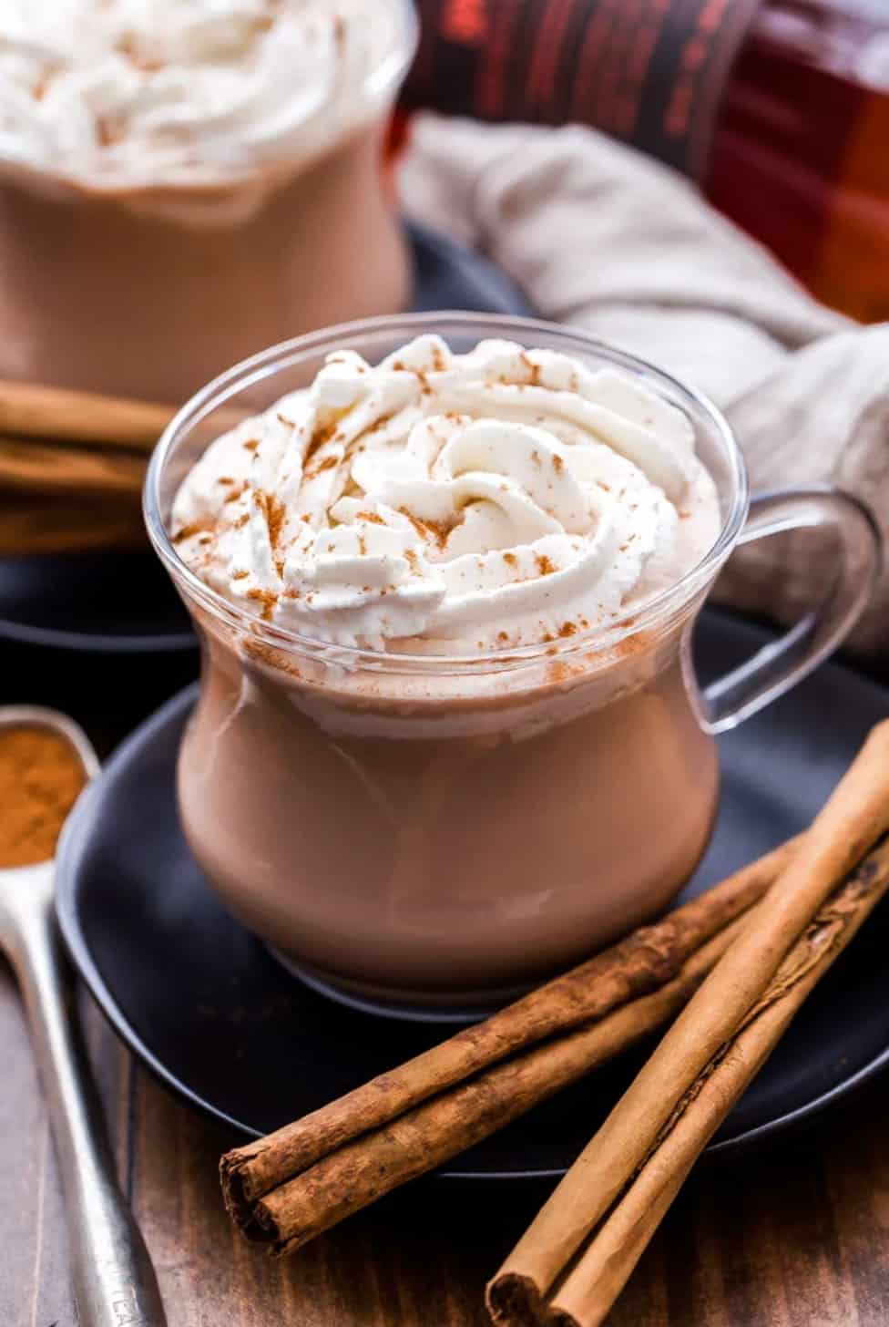 Spiced Rum Chai Latte