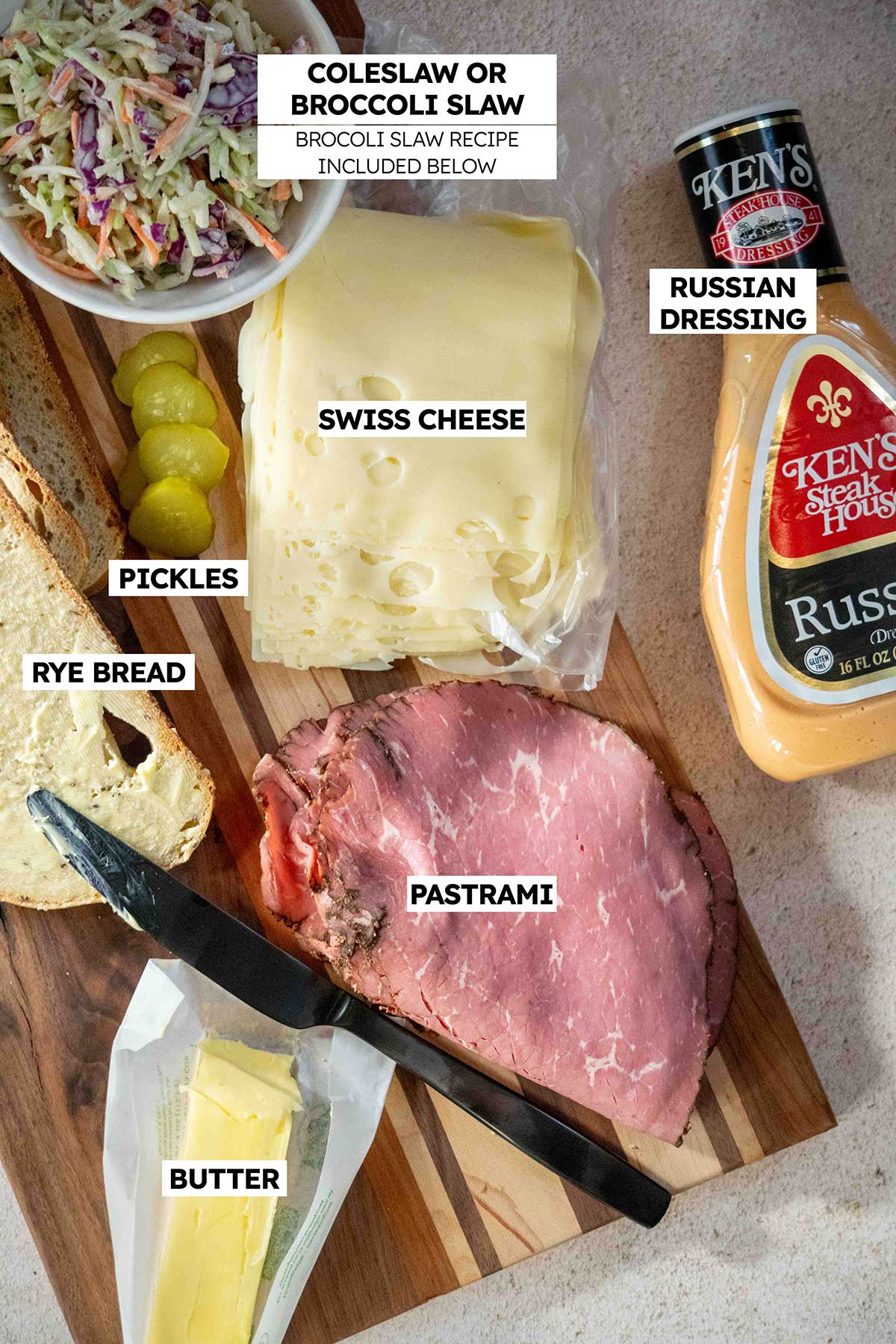 Pastrami Sandwich Recipe Ingredients 