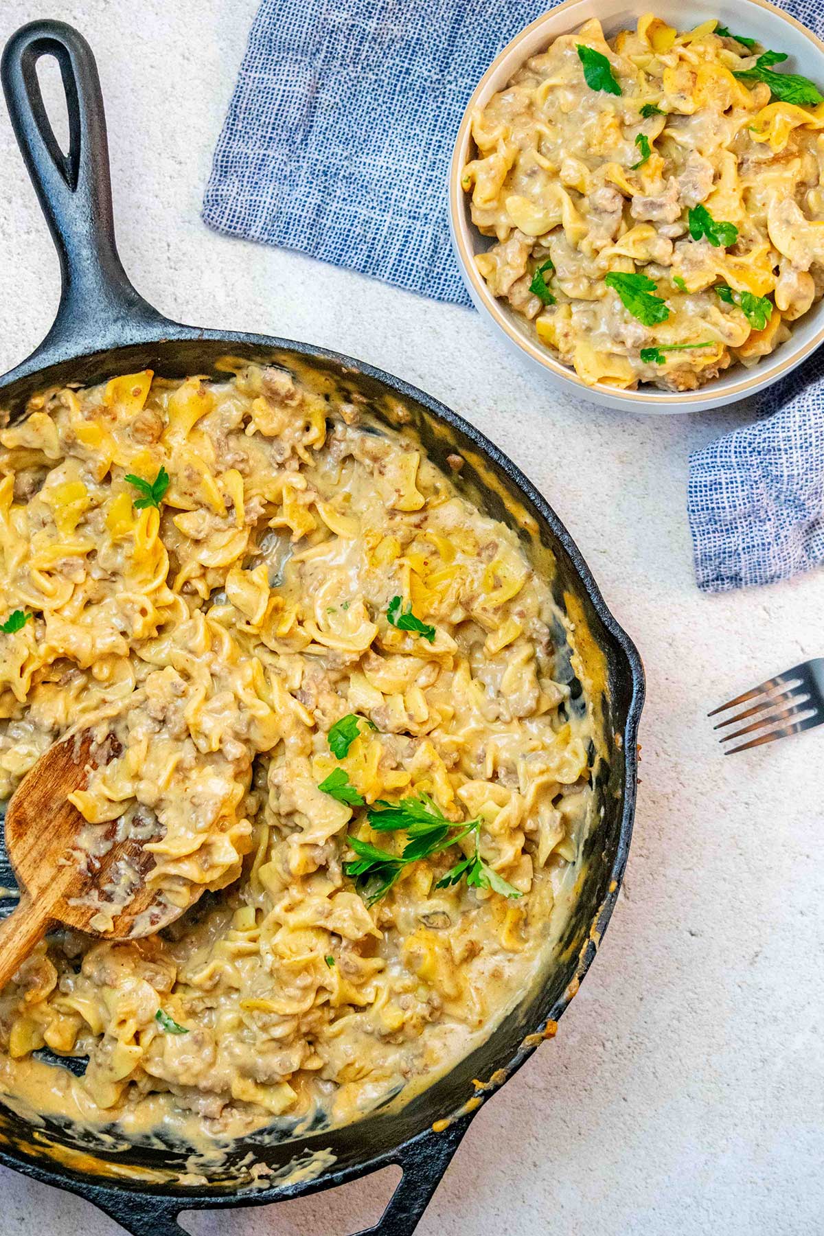 Beef Stroganoff Hamburger Helper (One-Pot)