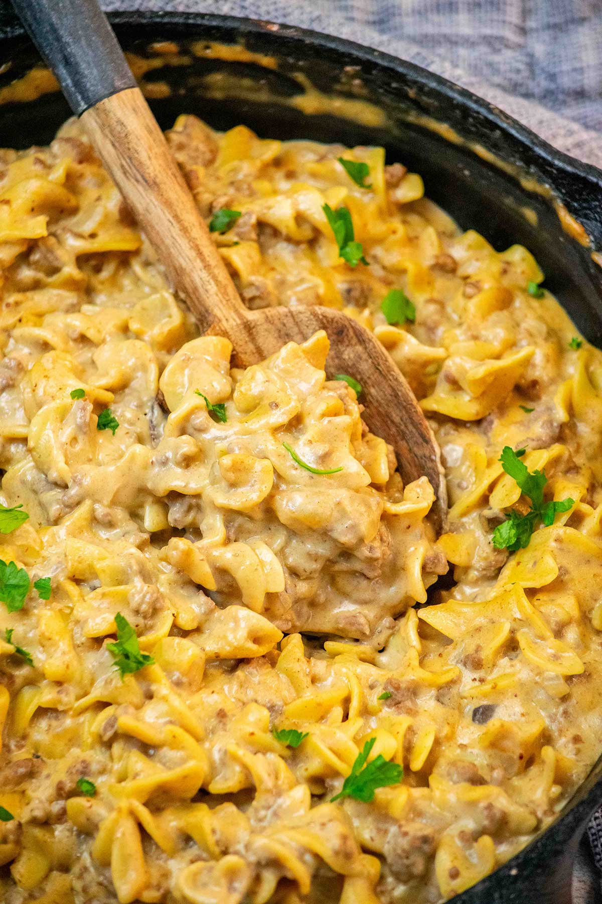 Beef Stroganoff Hamburger Helper (One-Pot)