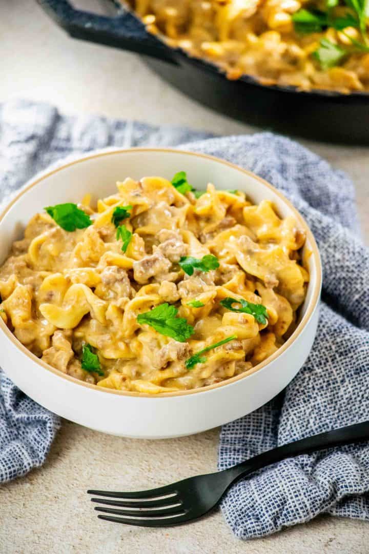 Best Homemade Creamy Beef Stroganoff Hamburger Helper Recipe Jawns I Cooked