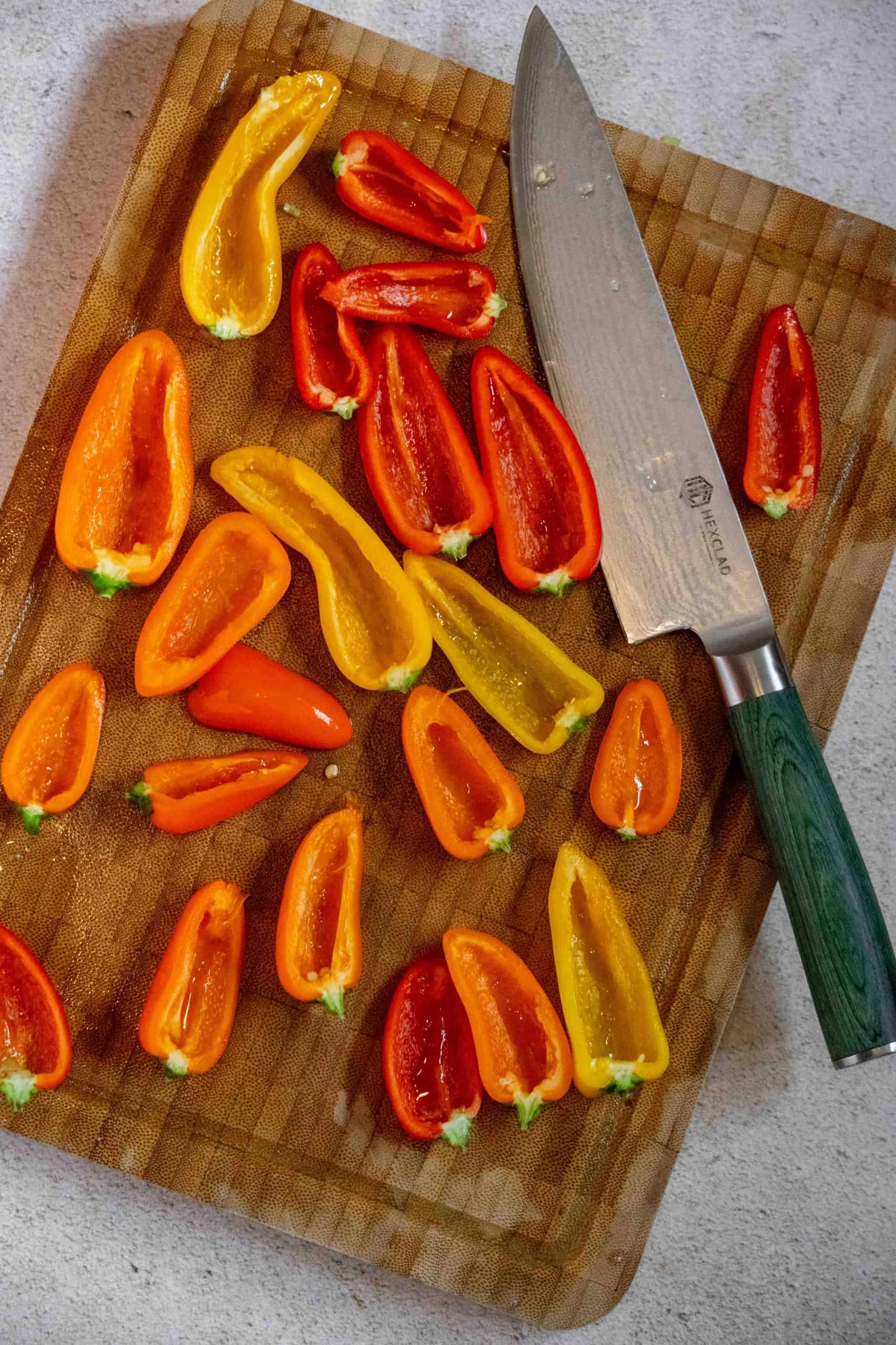 Stuffed Mini Peppers with Cheddar : Jawns I Cooked