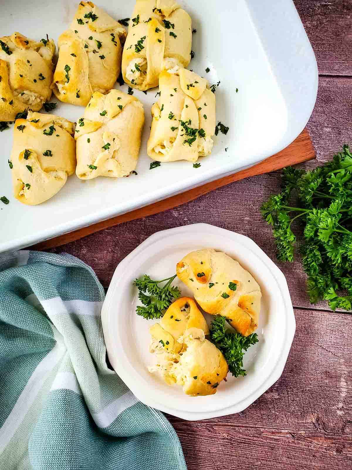 Easy Chicken Stuffed Crescent Rolls With Cream Cheese
