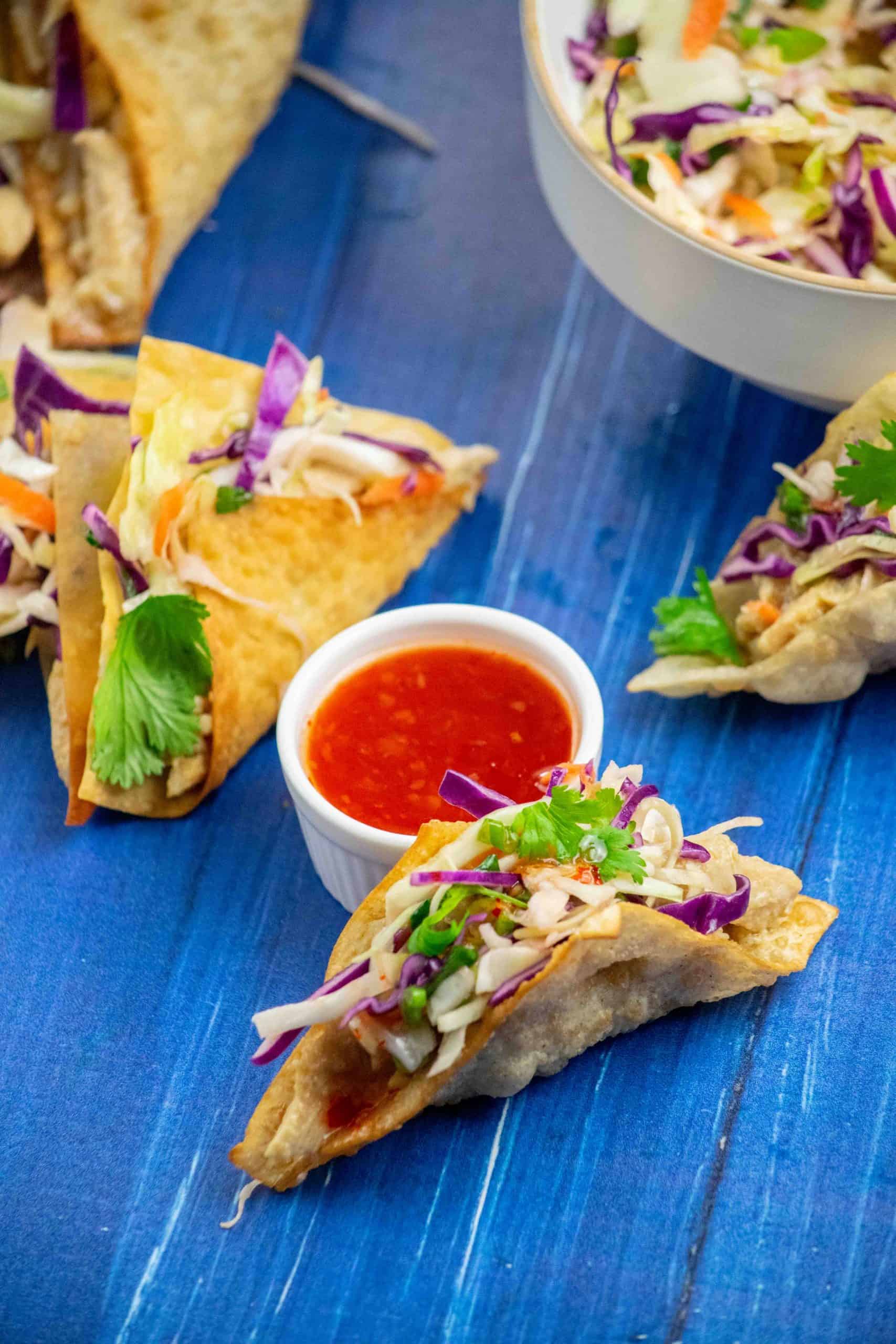 Copycat Crispy Applebee's Wonton Tacos