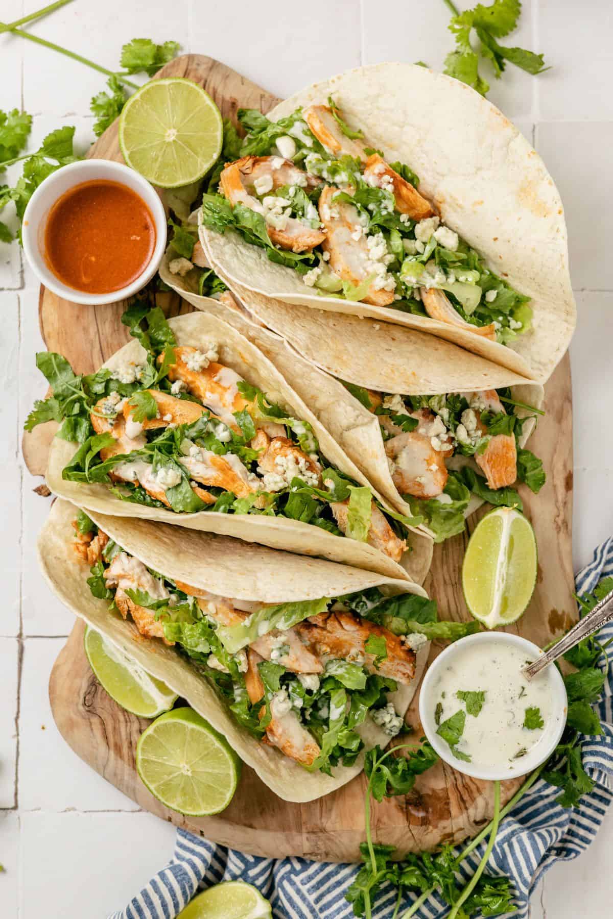 Buffalo Chicken Tacos