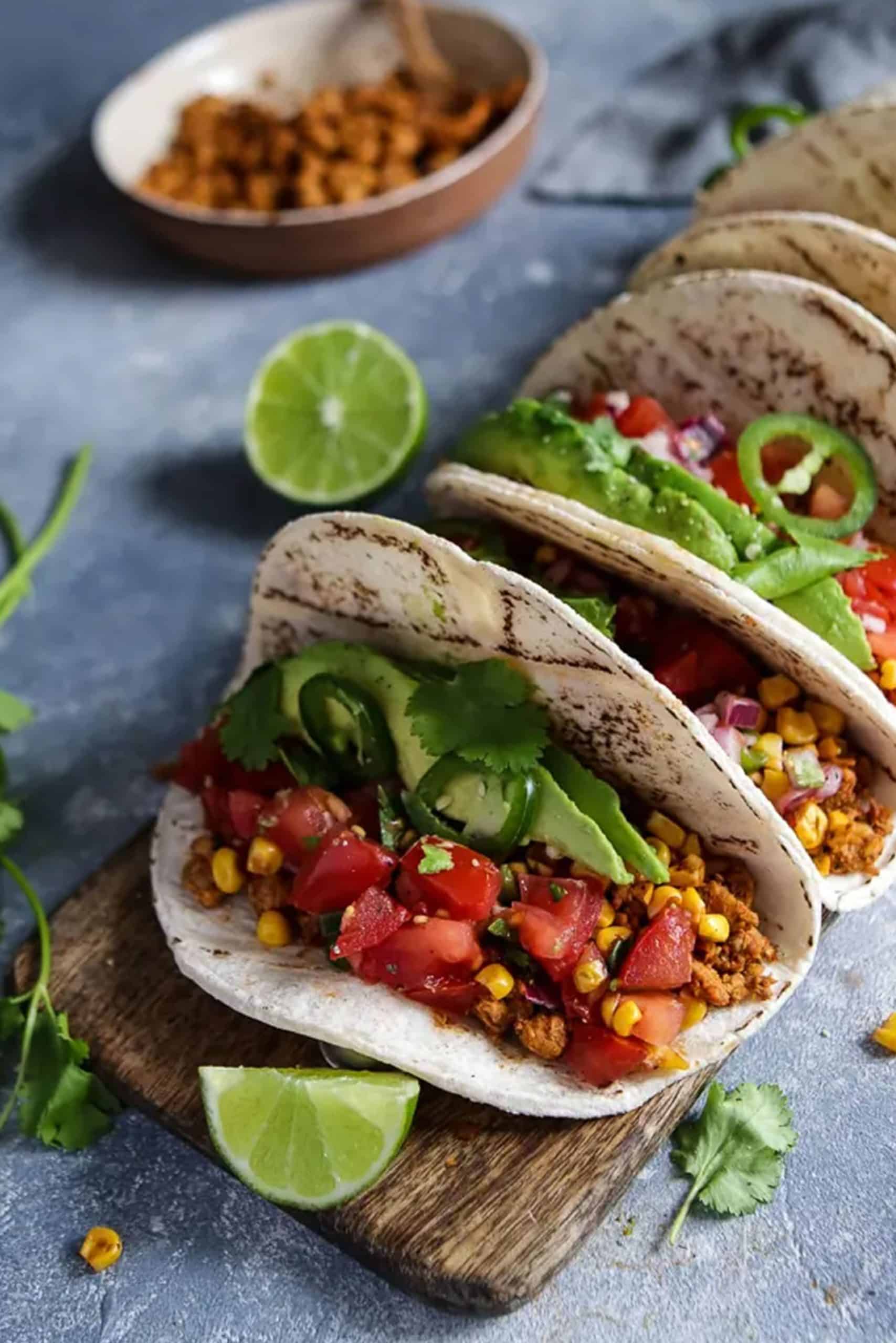 Easy Vegan Tacos with Tempeh “Meat”