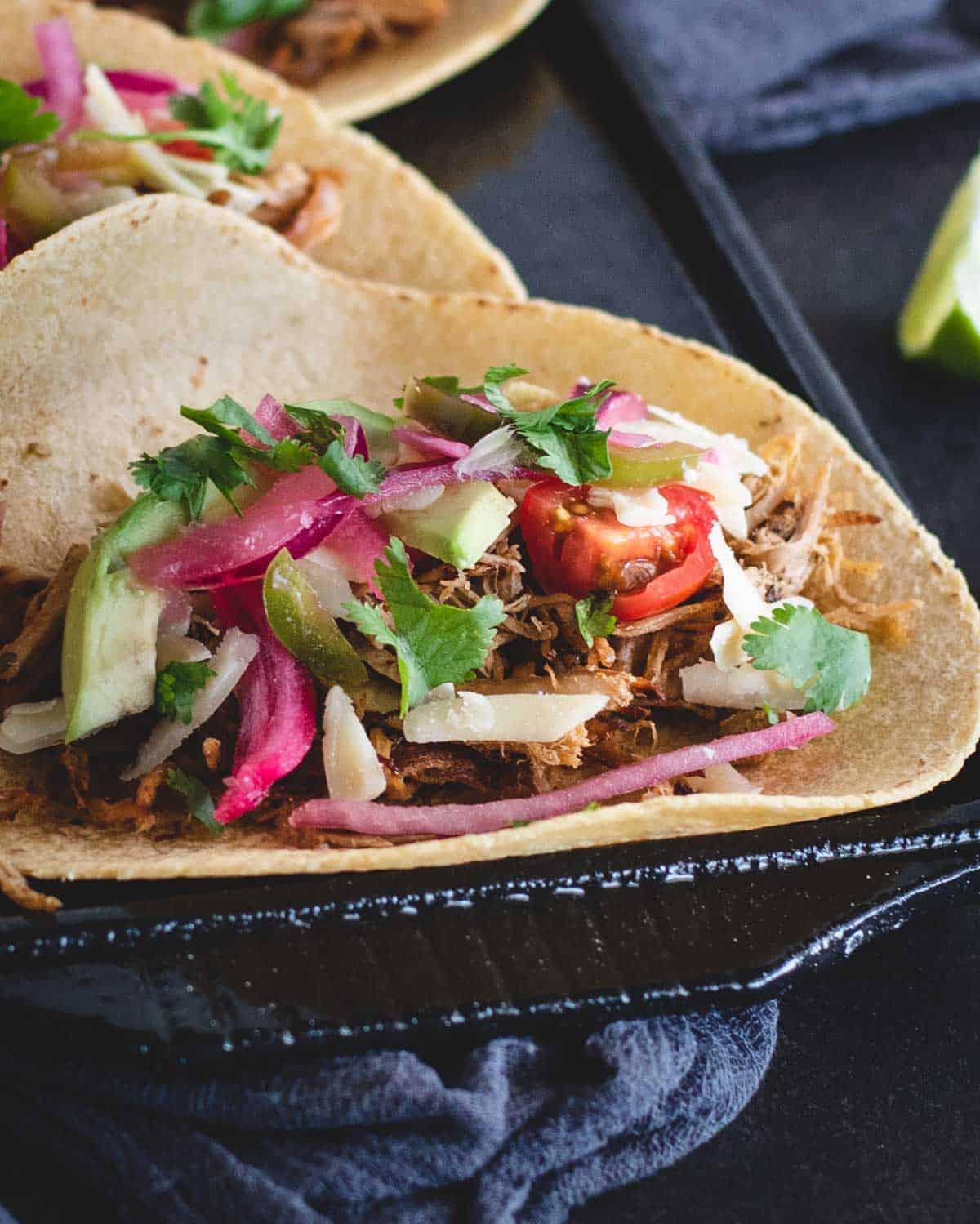 Pork Tenderloin Carnitas Tacos
