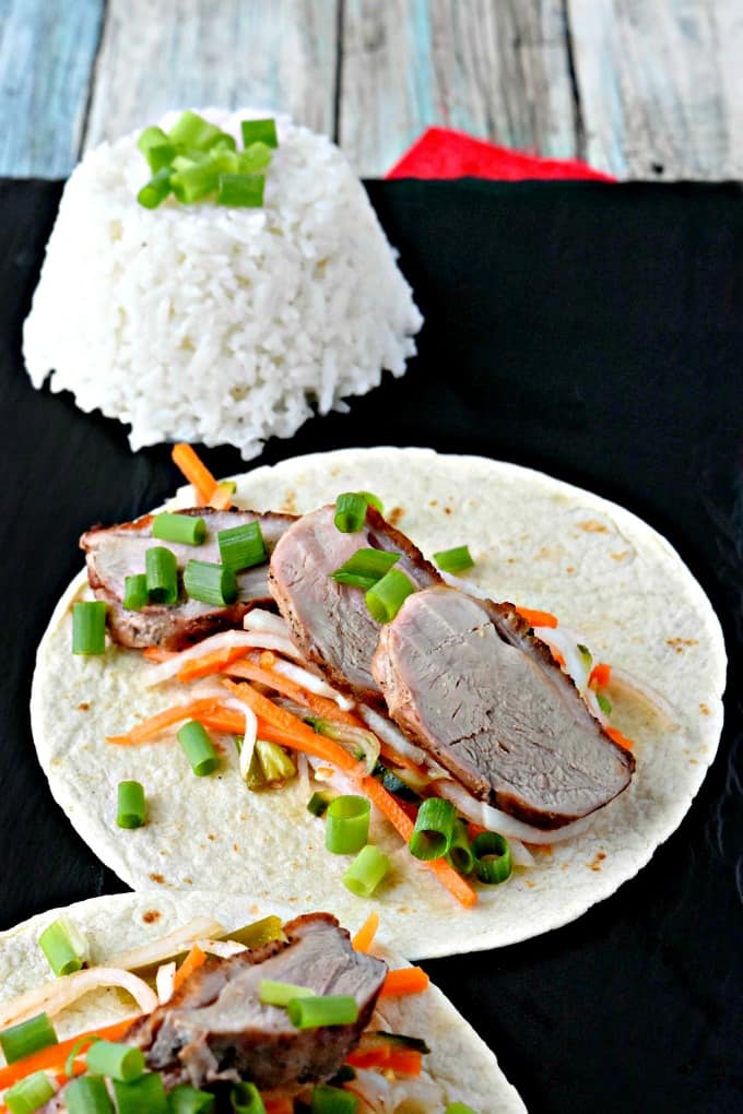 Duck Bahn Mi Tacos