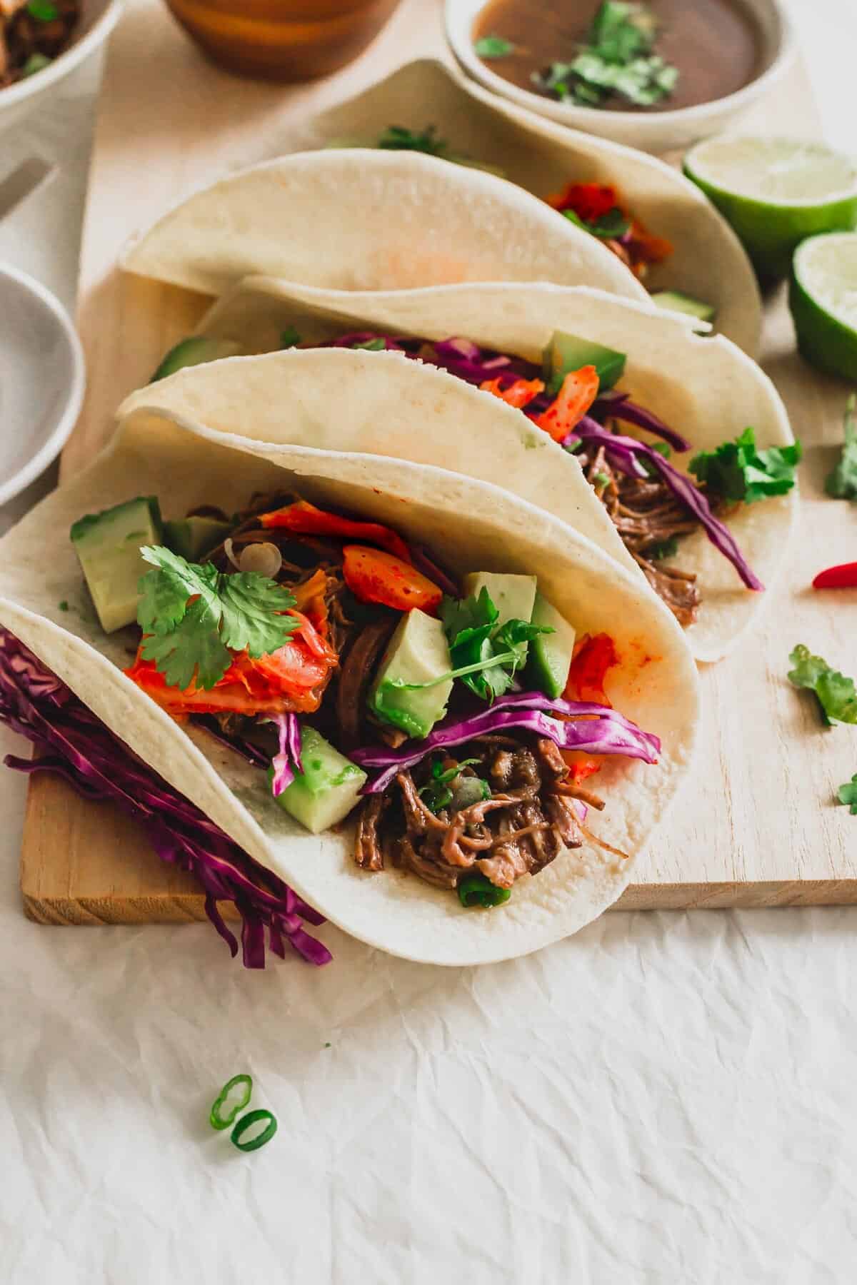 Easy Korean Beef Tacos (Instant Pot)