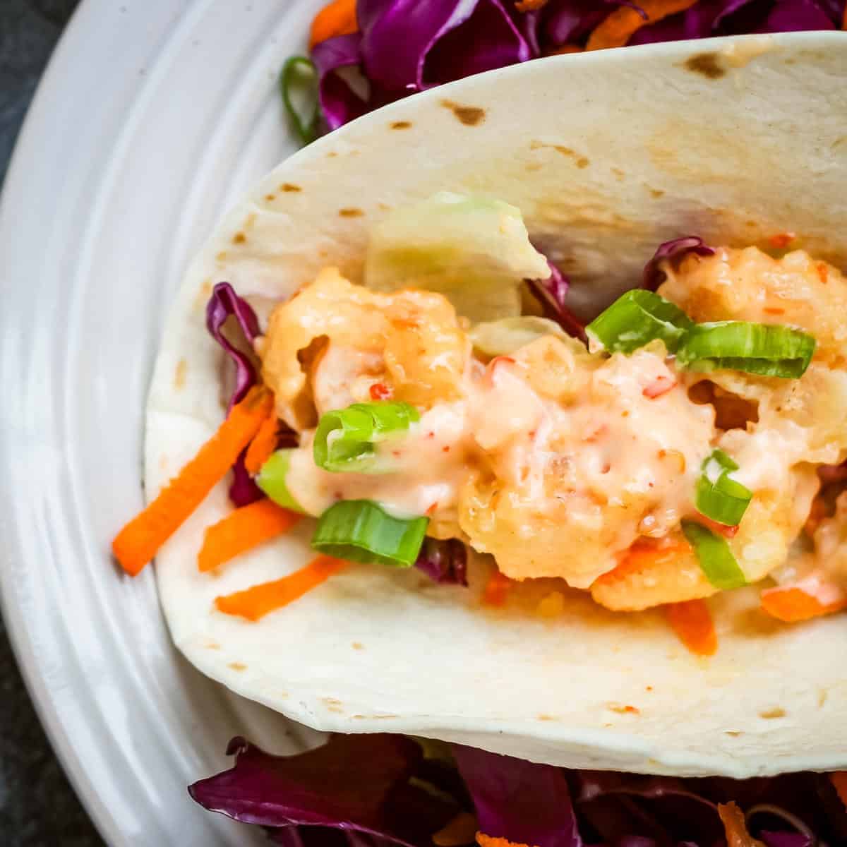 Bang Bang Shrimp Tacos