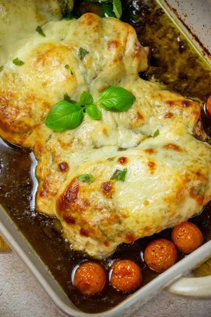 uncover and bake for 20-25 more minutes until cooked through and cheese is browned 