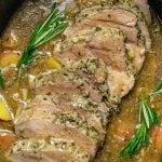 Tender Slow Cooker Pork Sirloin Roast with Potatoes
