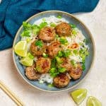 Vietnamese Style Pork Meatballs with Tangy Sauce