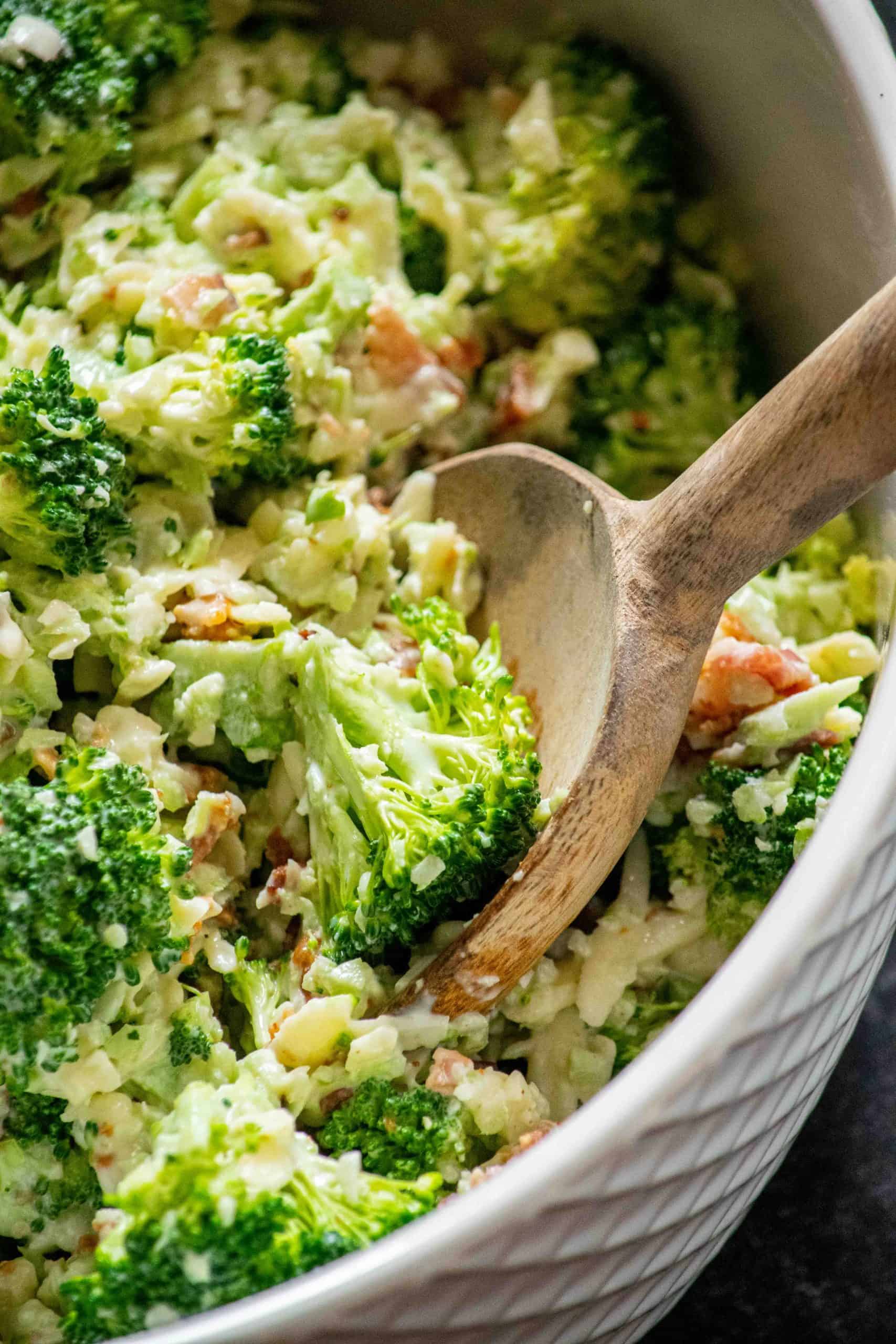 Creamy Bacon Broccoli Salad