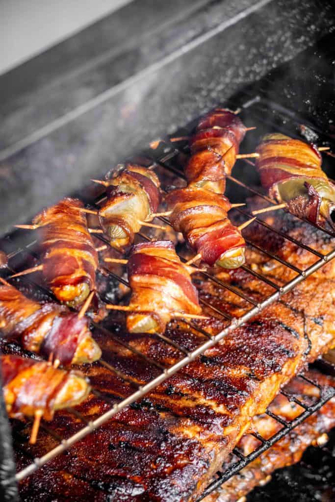 smoke to desired doneness, and optionally broil to crisp before serving