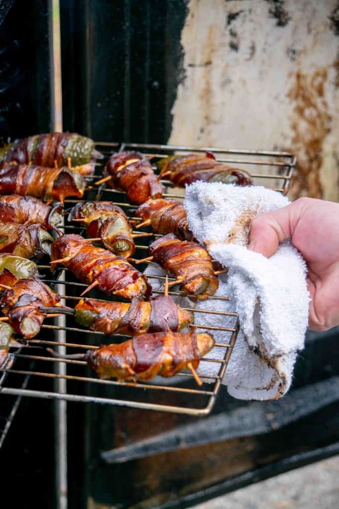 remove from smoker, allow to rest 5 minutes, and serve!
