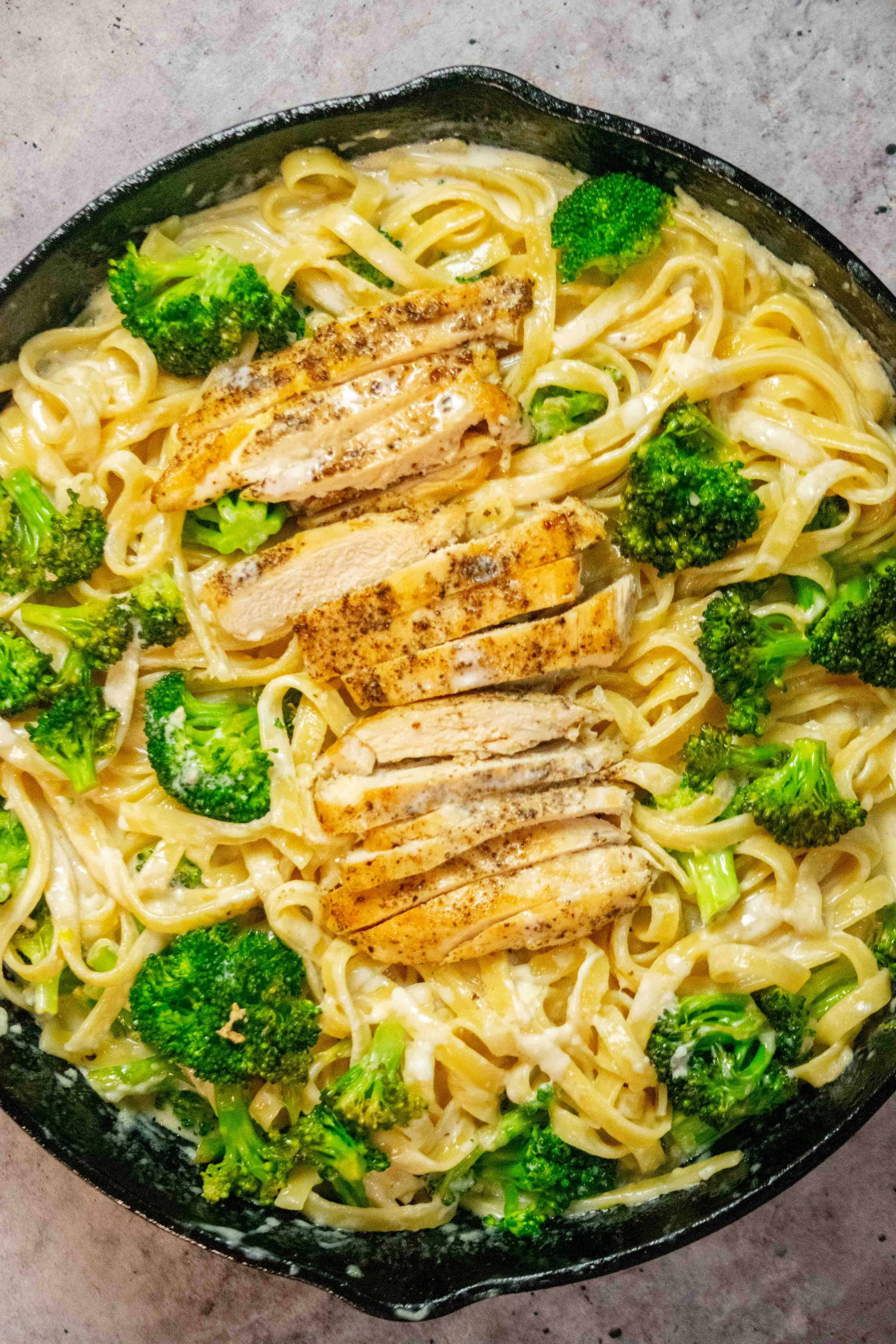 Fettuccine Alfredo with Chicken and Broccoli Recipe : Jawns I Cooked