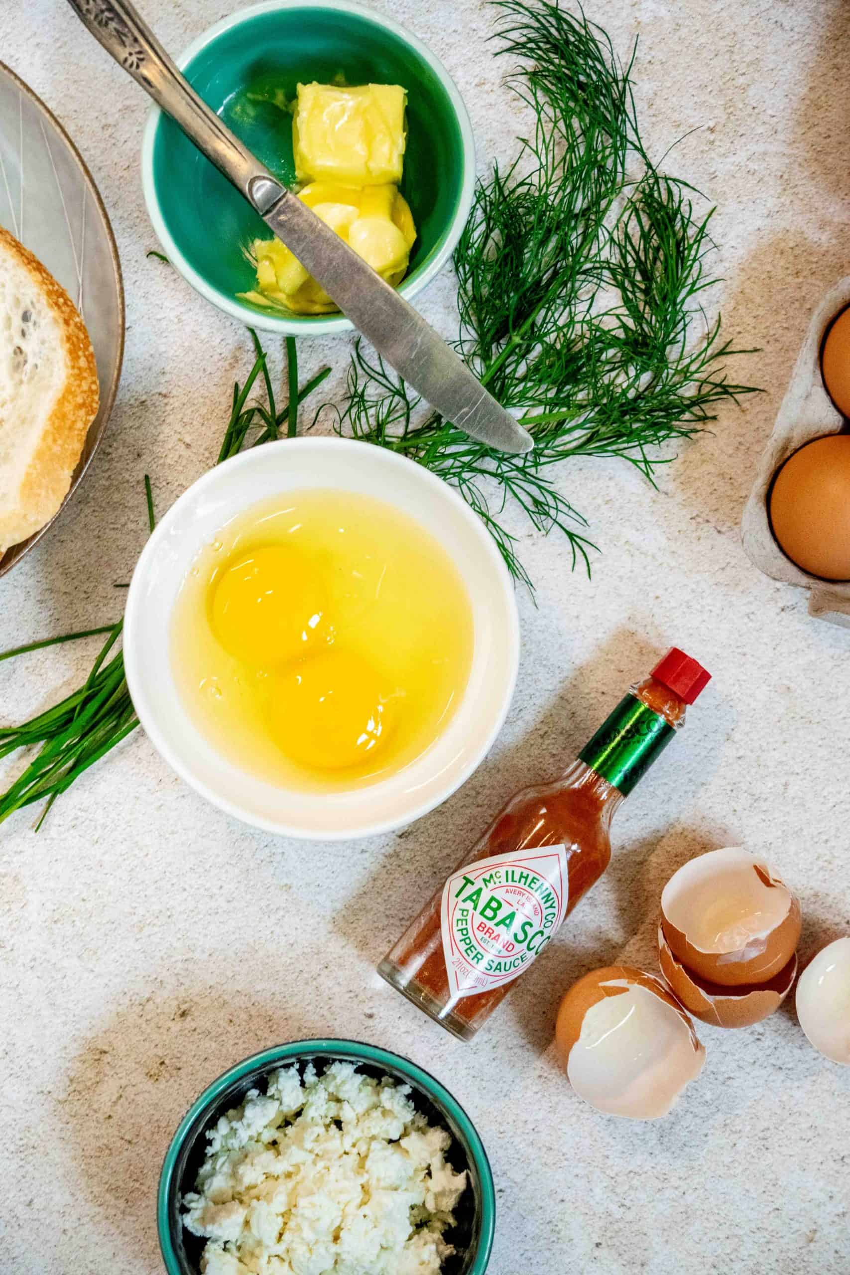 egg on toast recipe ingredients