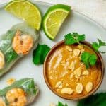 Easy Thai Peanut Satay Dipping Sauce (put it on everything!)