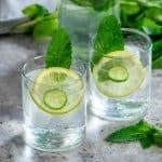 Refreshing Cucumber Mint and Lemon Infused Water
