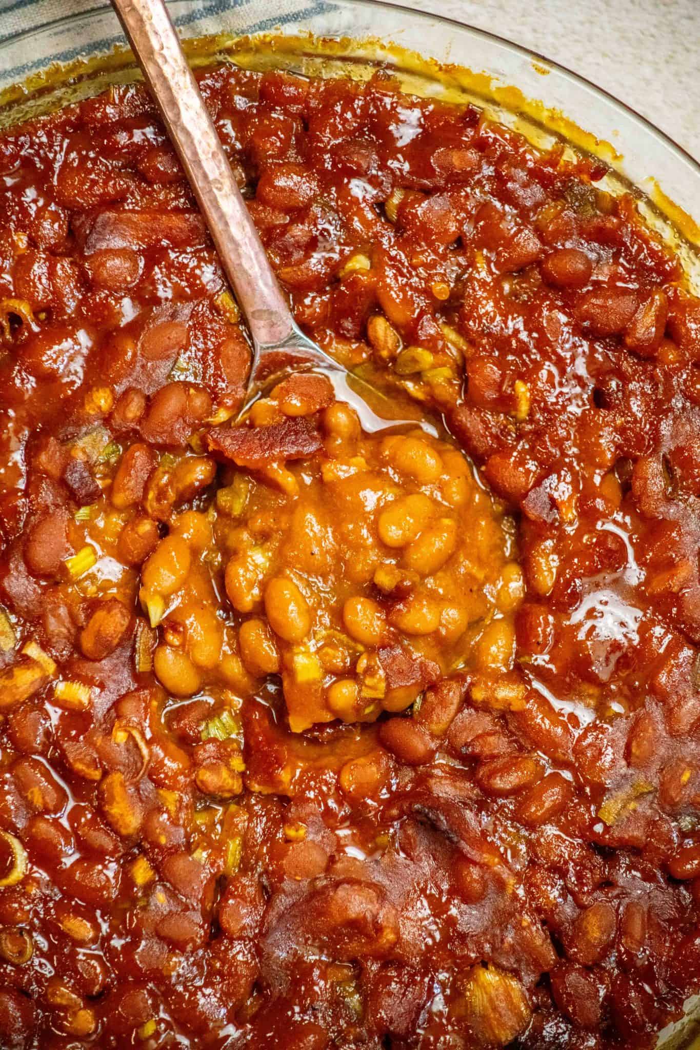 Small Batch Easy Doctored Up Canned Baked Beans Jawns I Cooked