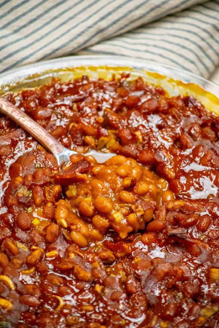 Small Batch Easy Doctored Up Canned Baked Beans Jawns I Cooked