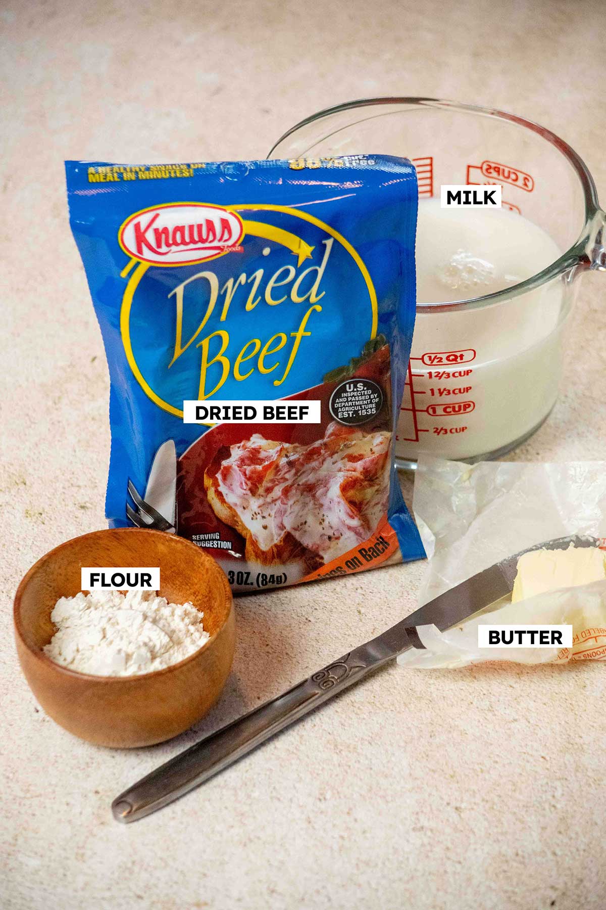 Creamed Chipped Beef Gravy on Toast Recipe (S.O.S.)
