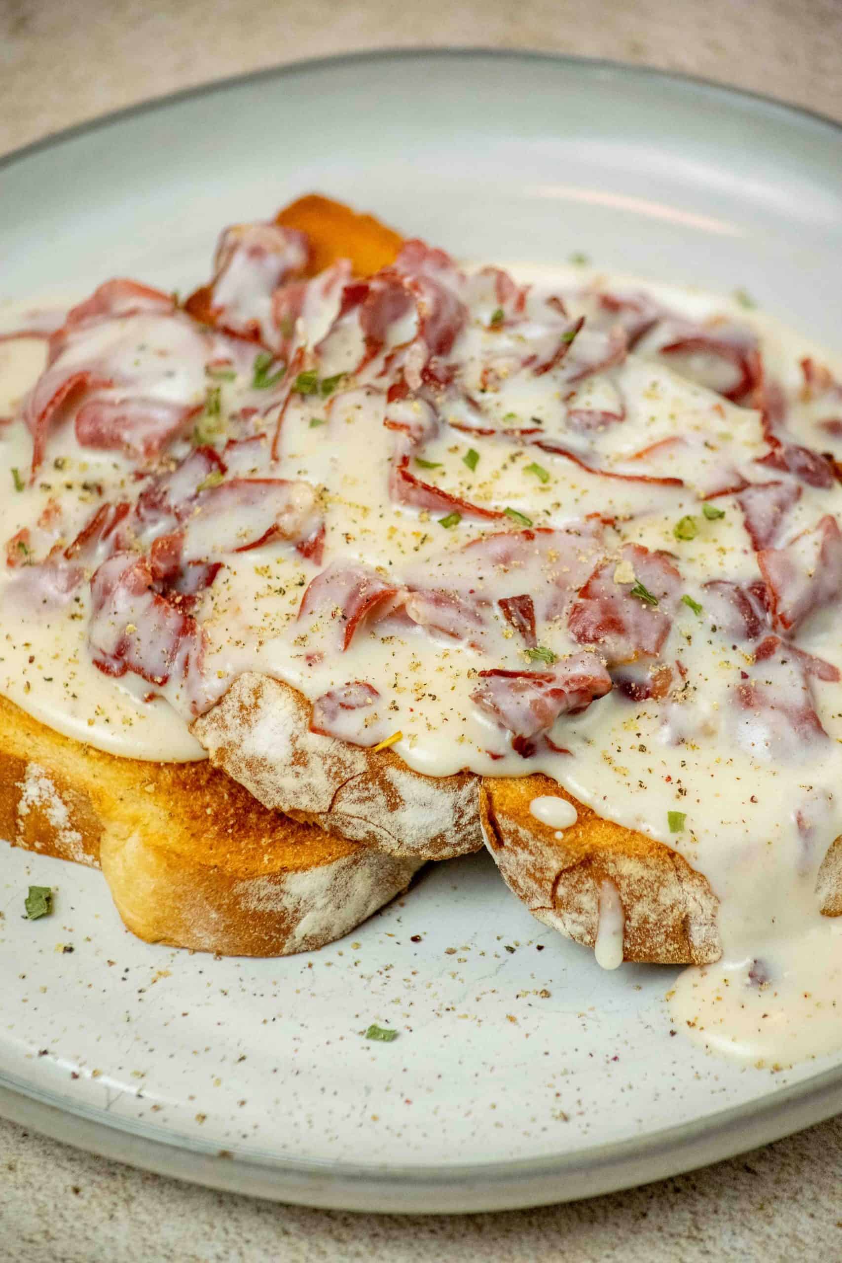 Creamed Chipped Beef Gravy on Toast Recipe (S.O.S.)