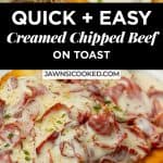 how to make creamed chipped beef