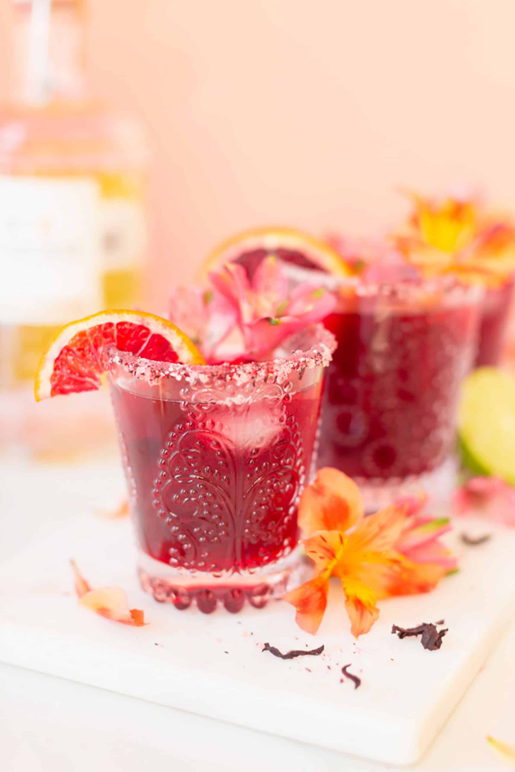 Hibiscus Blood Orange Mezcalritas