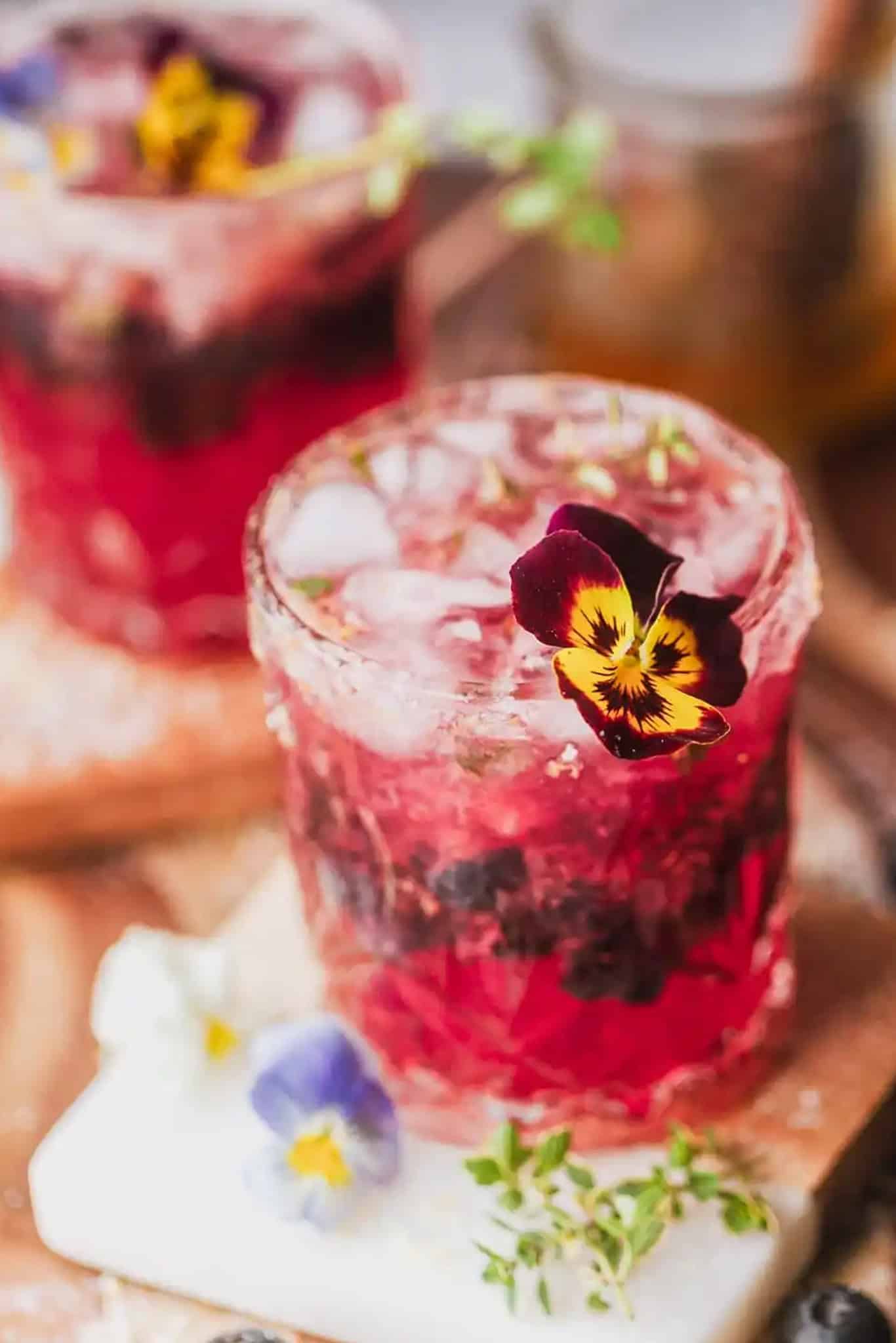 Honey Thyme Blueberry Smash