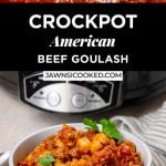 Crockpot American Beef Goulash (Comfort Food Classic)