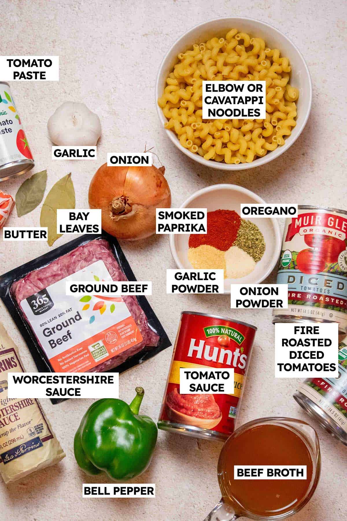 Crockpot American Beef Goulash (Comfort Food Classic) Ingredients 