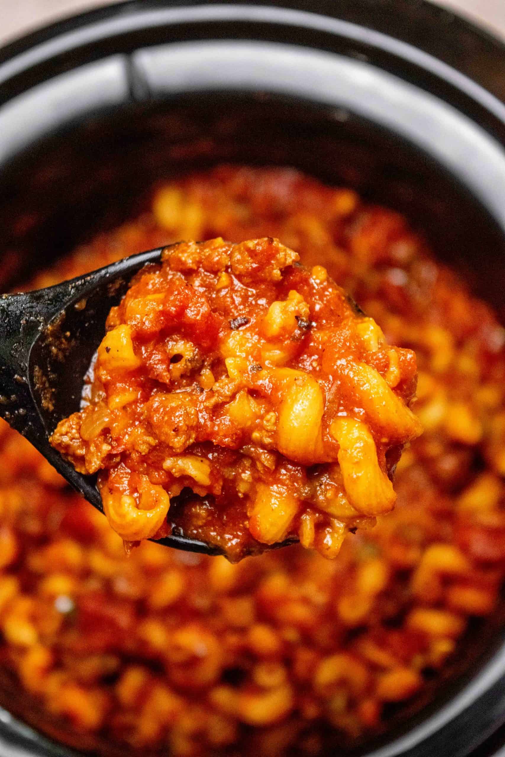 American Goulash in Crockpot